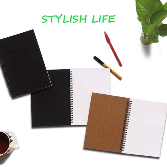 set of 3 kraft spiral notebooks - Picture 6 of 6